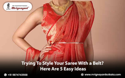 Trying To Style Your Saree with a Belt? Here Are 5 Easy Ideas