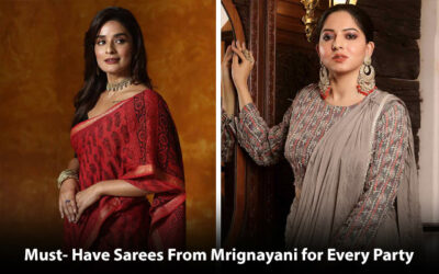  Must-Have Sarees From Mrignayani for Every Party